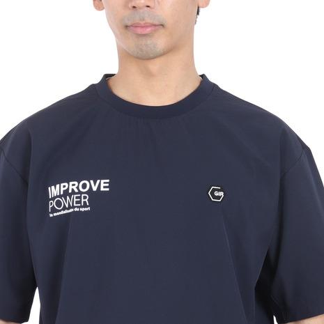 ジローム（GIRAUDM）（メンズ）絶耐撥水 UV WOVEN 半袖Tシャツ CT4S0074-TR863-GRSD｜supersportsxebio｜11