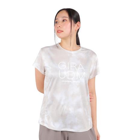 ジローム（GIRAUDM）（レディース）ドライプラスクール SHINE BLOCK メッシュ半袖Tシャツ CT4S0050-TR864-GRSD｜supersportsxebio｜02