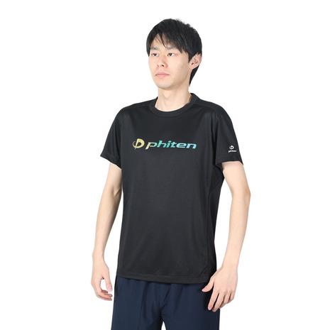 ファイテン ★L★ グラデーション ☆ ペイント 半袖 Tシャツ ２枚 スポーツ Phiten（ファイテン） ファイテン（PHITEN）（メンズ、レディース