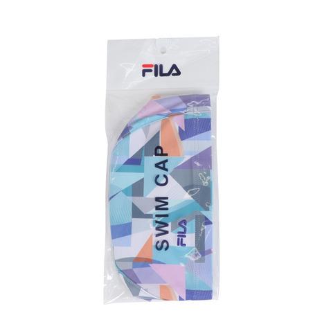 フィラ（FILA）（レディース）水泳 キャップ カラーブロック プリントキャップ 314622-PPL｜supersportsxebio｜11