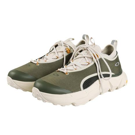 オークリー（OAKLEY）（メンズ）トレッキングシューズ ローカット ライト シールド FOF100587-86L カーキ 防水 高耐久