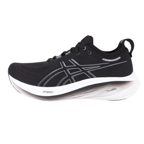 アシックス（ASICS）（メンズ）ランニングシューズ ゲルニンバス26エクストラワイド ブラックグレー 1011B796.001 スニーカー トレーニング 軽量 クッション性｜supersportsxebio｜06