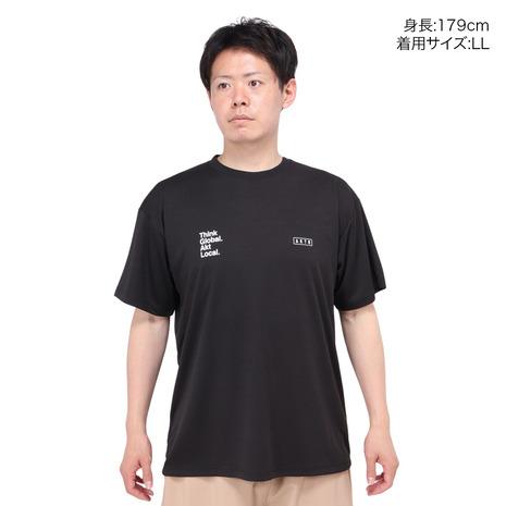 アクター（AKTR）（メンズ、レディース）バスケットボールウェア AKT LOCAL ルーズフィット スポーツ Tシャツ 124-019005 BK 速乾｜supersportsxebio｜02