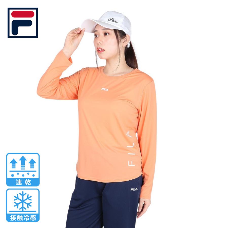 フィラ　テニスウェア　上下 FILA（フィラ） （レディース）テニスウェア レディース 軽量 長袖T