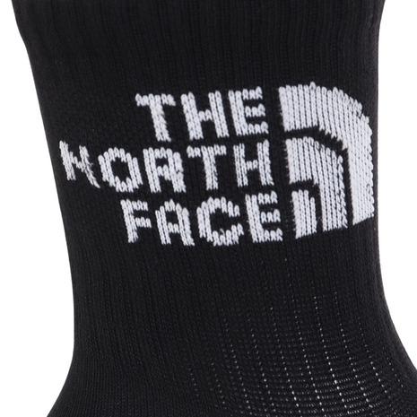 ノースフェイス（THE NORTH FACE）（メンズ、レディース）TNF ジャカード ロゴ 3P クルーソックス NN82411 KW｜supersportsxebio｜08