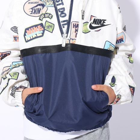 NIKE ナイキ(NIKE)(キッズ)ハーフジップ プリントブロック NIKE ナイキ(NIKE)(キッズ)ハーフジップ プリントブロック