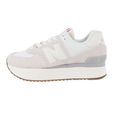 ニューバランス（new balance）（レディース）スニーカー 574+ WL574ZQDB WL574 ZQD B 厚底 グレー ベージュ｜supersportsxebio｜06