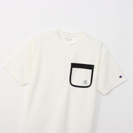 チャンピオン（CHAMPION）（メンズ）REPEL MESH JERSEY 半袖ポケットTシャツ C3-ZS314 010｜supersportsxebio｜02