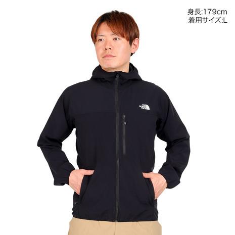 ノースフェイス（THE NORTH FACE）（メンズ）ジャケット アウター マウンテンソフトシェルフーディ NP22401 K｜supersportsxebio｜02