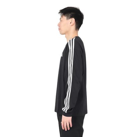 アディダス（adidas）（メンズ）エッセンシャルズ プラス ルーズフィット スリーストライプス長袖Tシャツ KWE93-JF3907/JF3914｜supersportsxebio｜05