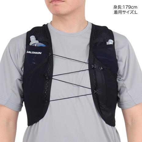 サロモン（SALOMON）（メンズ、レディース）ランニングバッグ ランニングベスト フラスク付 ACTIVE SKIN 8 LC217_1
