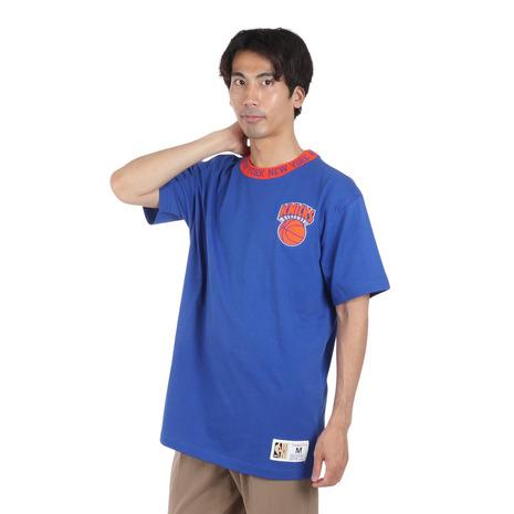 ミッチェルアンドネス(Mitchell&Ness)半袖 ジャガード リンガー Tシャツ TCRW6601-NYKROYA(Me… Mitchell&Ness（ミッチェルアンドネス） （メンズ）半袖 ジャガード