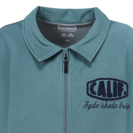 スライド（SLYDE）（メンズ）半袖 ジップシャツ SL24SSM-APP004-GRN｜supersportsxebio｜05