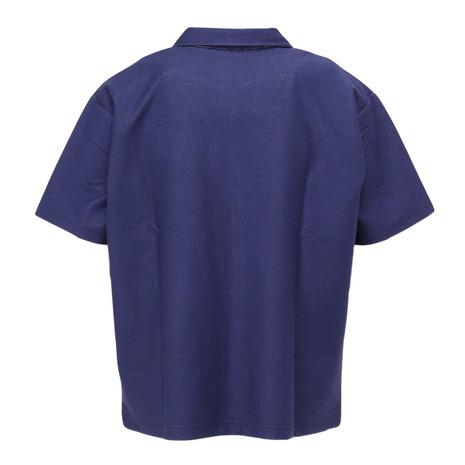 スライド（SLYDE）（メンズ）半袖 ジップシャツ SL24SSM-APP004-NVY｜supersportsxebio｜03