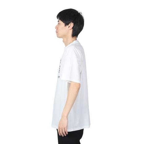 エアボーン（ARBN）（メンズ）ショートスリーブ PALM TREE Tシャツ AB24SSM-APP0105-WHT｜supersportsxebio｜03