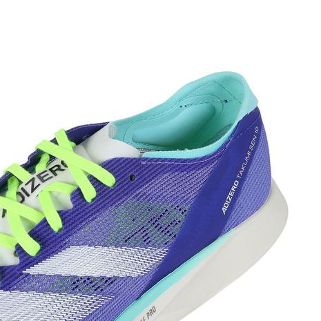アディダス（adidas）ランニングシューズ アディゼロタクミセン10M ブルー 楽天市場】 【公式】アディダス adidas 返品可 ランニング