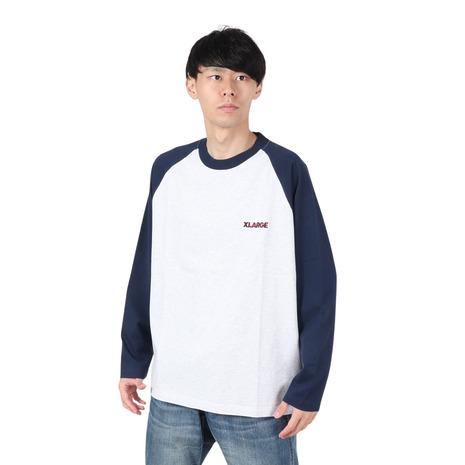 PGG ネイビー ラグランシャツ XLARGE（エクストラ ラージ） エクストララージ（XLARGE）（メンズ