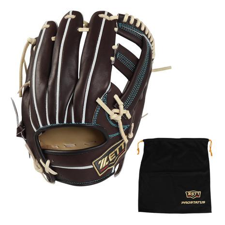 【新品未使用】ゼット 硬式グローブ 内野手用 プロステイタス SEシリーズ ゼット（ZETT） （メンズ）硬式 グローブ グラブ 内野手用
