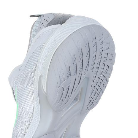 ASICS NOVAFLOW バスケットシューズ ホワイト/グレー　24cm ASICS（アシックス） （メンズ、レディース）バスケットシューズ