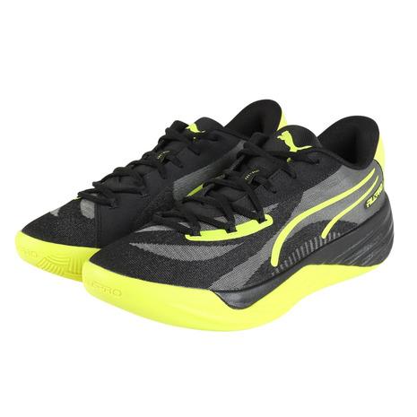 バスケットボールシューズ バッシュ ALL-PRO ニトロ　黒　黄色　ブラック PUMA（プーマ） （メンズ）バスケットシューズ バッシュ ALL-PRO