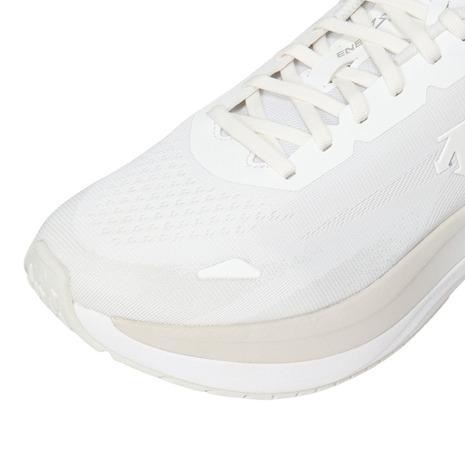 デサント（DESCENTE）（メンズ）ランニングシューズ エナザイトライド ホワイト SP313RRN91 WHT0 スニーカー ジョギング クッション性 反発性 安定性