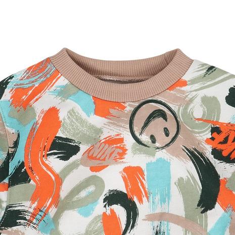 NIKE ナイキ(NIKE)(キッズ)トドラー AOP クルー スウェット NIKE ナイキ(NIKE)(キッズ)トドラー AOP クルー スウェット
