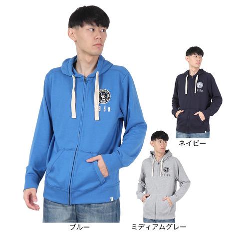ELKEX（エルケクス） （メンズ）SW エンブレム ジップフーディー 