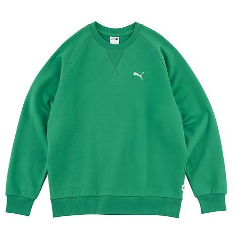 PUMA（プーマ） （メンズ）MWQ スウェット クルーネック 630167 86 GRN