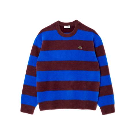 LACOSTE（ラコステ） （メンズ）ボーダーシャギーニットセーター 