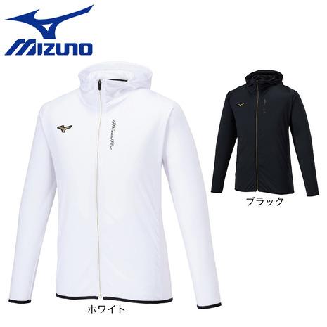 ミズノ 野球 ウインドブレーカージャケット メンズ フルZIPフーディ