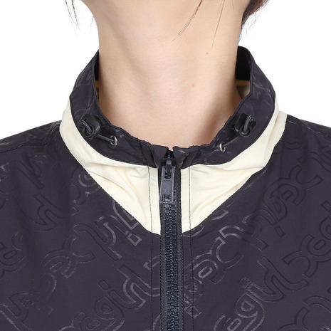 xgirl テーラードジャケット X-girl（エックスガール）の「BARBED WIRE PINSTRIPE JACKET