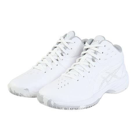 ［値下］ASICS GEL IMPROVE ホワイトバスケットボールシューズ ASICS（アシックス） （キッズ）ジュニアバスケットシューズ バッシュ