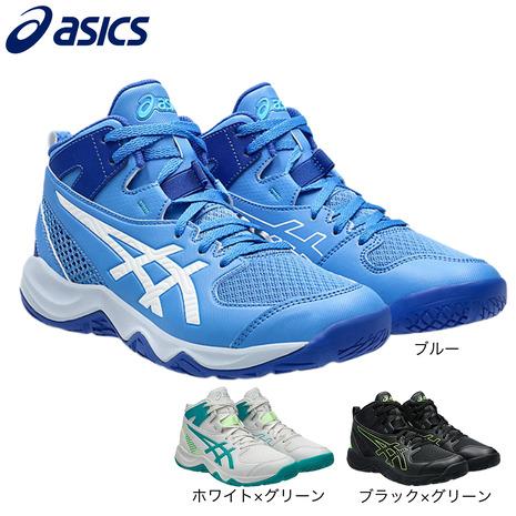こ*き様 バスケットボールシューズ ホワイト/ブルー/レッド　バッシュ ASICS（アシックス） （キッズ）ジュニアバスケットシューズ バッシュ