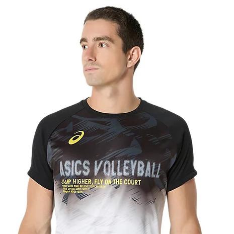 asicsバレーボールシャツ XLサイズ ASICS アシックス（ASICS）（メンズ）バレーボールウェア トップ