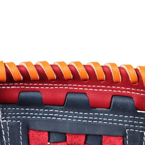 ZETT ファインキャッチ 軟式グローブ 赤黒 最終値下げ‼︎ ZETT ゼットファインキャッチ 軟式グローブ