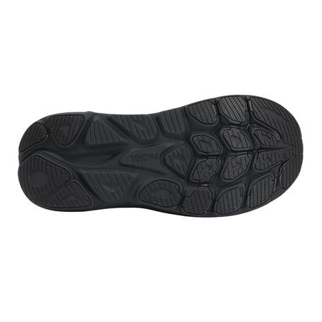 ホカ（HOKA）（メンズ）ランニングシューズ ジョギングシューズ クリフトン 10 ワイド ブラック 1162032-BBLC スニーカー ラン ウォーク 超軽量 クッション性の画像
