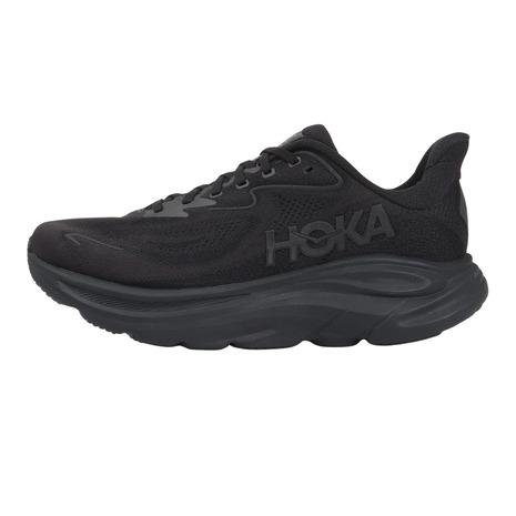 HOKA ブラック スニーカー　クリフトン10 1299-0035-1.jpg