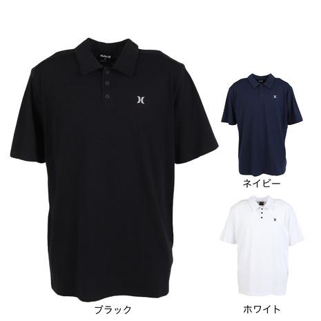NEW Hurley ポロシャツ ネイビー Lサイズ Hurley（ハーレー） ハーレー（HURLEY）（メンズ）ICON SLUB 半袖