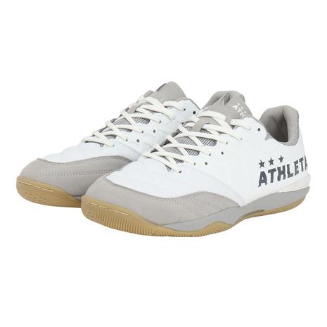 サッカーインドアトレーニングシューズ テオ ID 11021 WHT アスレタ ATHLETA（アスレタ） （メンズ）サッカーインドアトレーニングシューズ