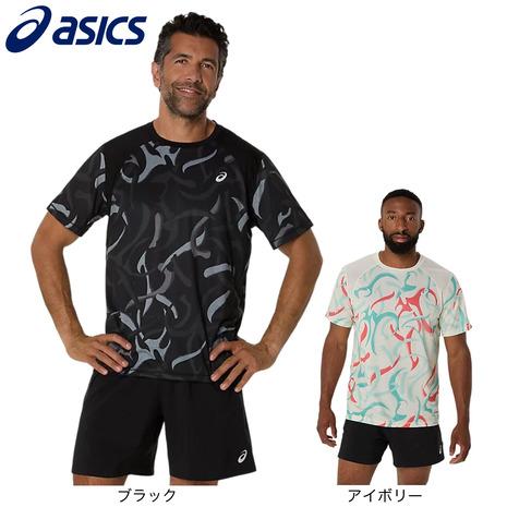 ASICS（アシックス） （メンズ）ROADランニンググラフィック半袖シャツ