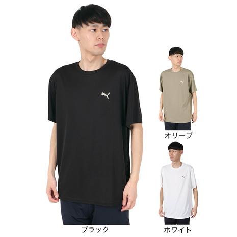 PUMA（プーマ） （メンズ）ドライプラス AOP ロゴ Tシャツ 527820