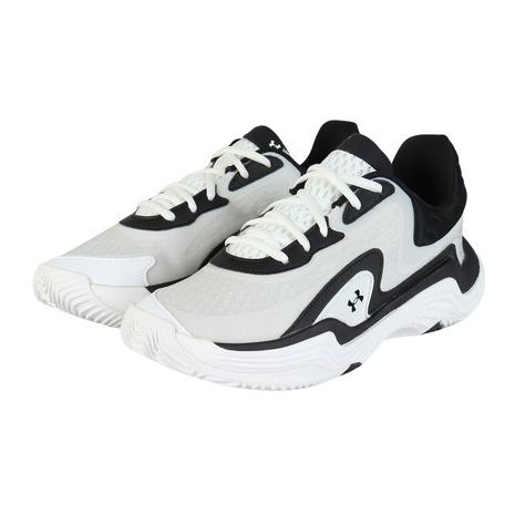 UNDER ARMOUR バスケットシューズ ホワイト/ブラック UNDER ARMOUR（アンダーアーマー） （メンズ）バスケットシューズ