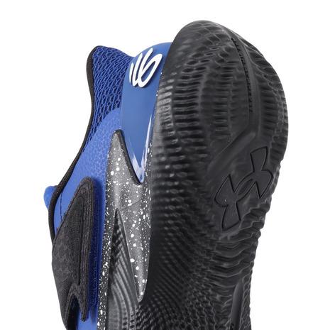 バスケットボールシューズ 青/黒 メッシュデザイン UNDER ARMOUR アンダーアーマー（UNDER ARMOUR）（メンズ