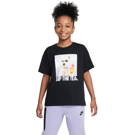 ナイキ NSW PHOTO S/S Tシャツ 半袖 ブラック 130 HQ2337-010