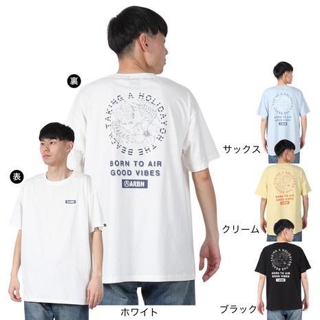 ARBN（エアボーン） （メンズ）バックロゴ 半袖Tシャツ 1 AB2025SSM