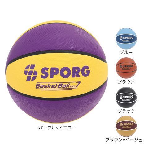 SPORG（メンズ）バスケットボール 7号球 ラバー SPBB-02