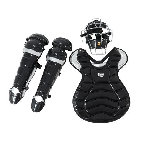 ベルガード(BELGARD)野球 軟式用 キャッチャー 防具 3点セット MPL1550-BKSV(Men’s) ベルガード（BELGARD）（メンズ）野球 軟式用 キャッチャー 防具 3点