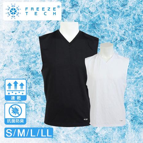 フリーズテック（FREEZE TECH）（メンズ）冷感ノースリーブ Vネック