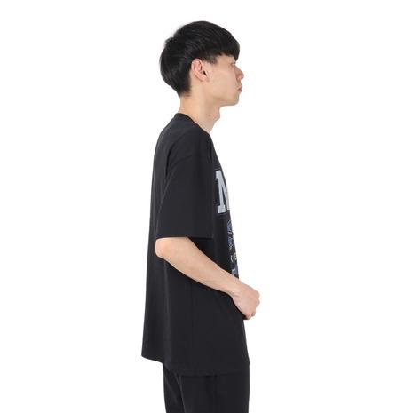 【新品未使用　希少品】NIKE 黒 ボタンアップ 長袖シャツ XL NIKE - 新品(L)ナイキ ☆黒 胸ロゴ 刺繍ワッペン 半袖 Tシャツ