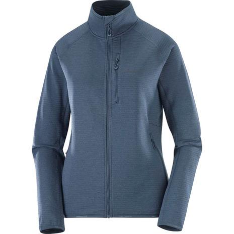 サロモン(SALOMON)フルジップ フリース SNTIAL LIGHTWARM ジャケット LC2647600(Lady’s) SALOMON（サロモン） （レディース）フルジップ フリース SNTIAL